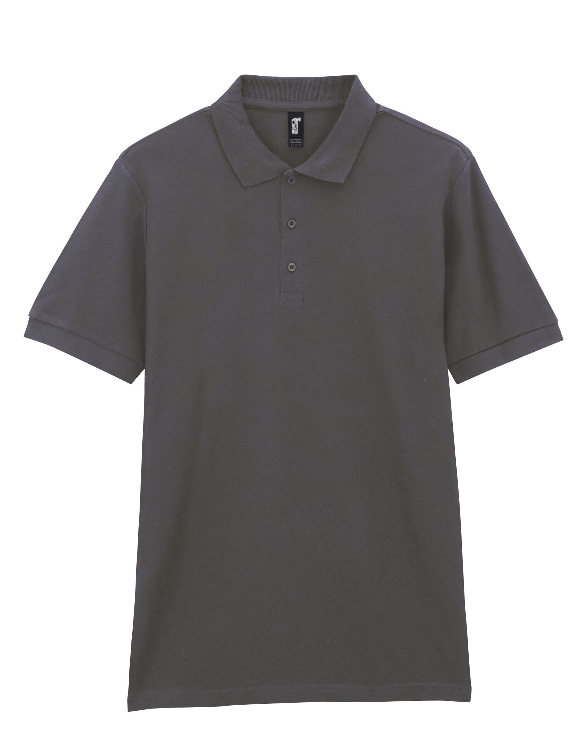 Premium Cotton® Adult Double Piqué Polo - Charcoal