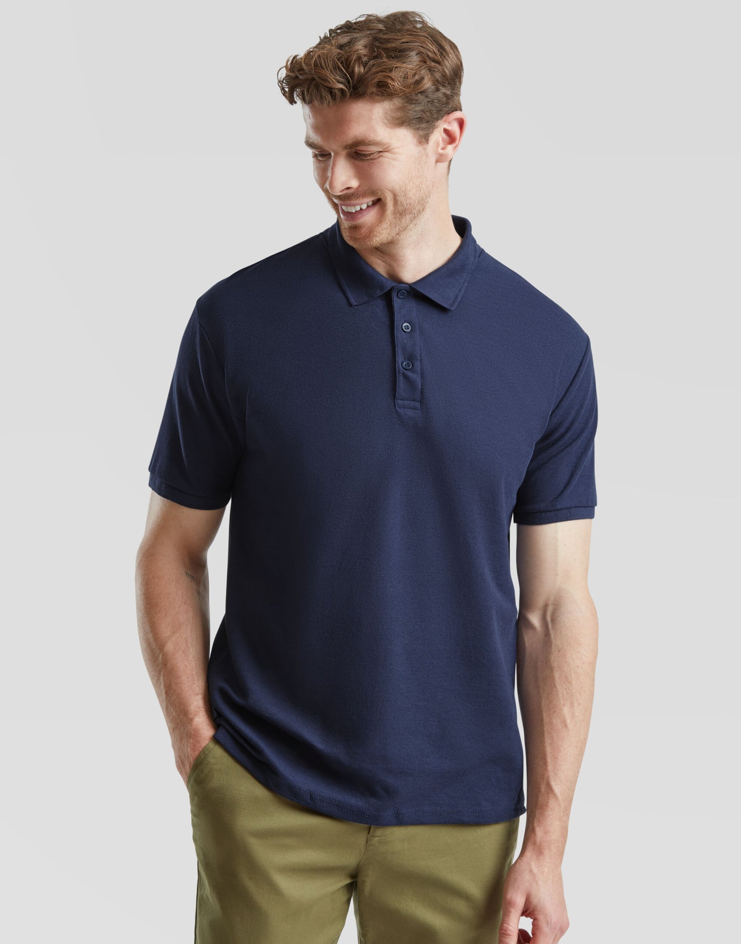Men's 65/35 Heavy Polo - Navy Blue