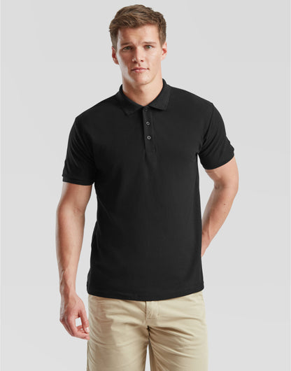 Men's 65/35 Heavy Polo - Black