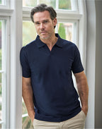 Men's Luxury Stretch V-Neck Polo