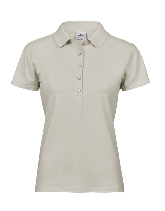 Ladies' Luxury Stretch Polo - Cement