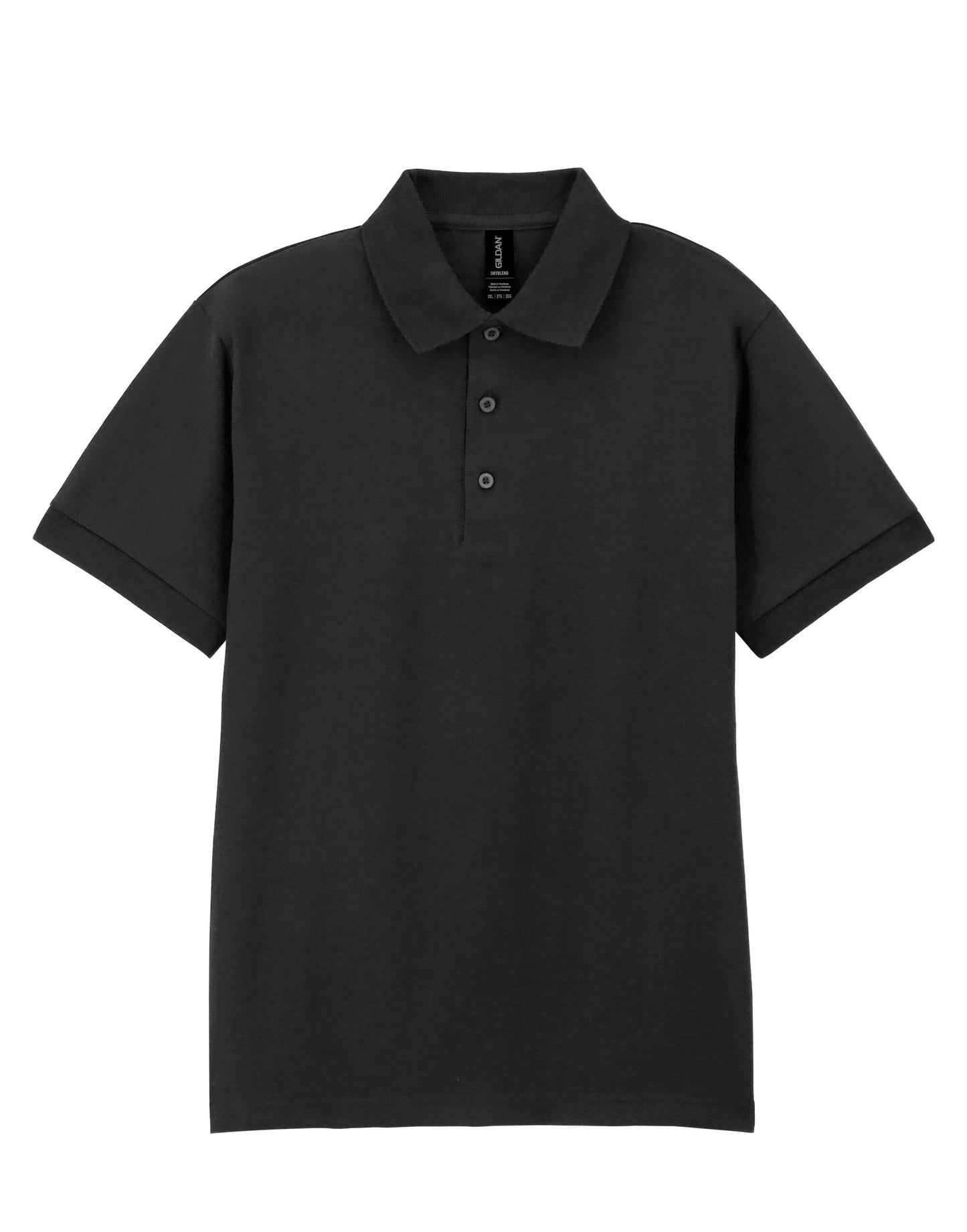 DryBlend® Adult Jersey Polo - Black