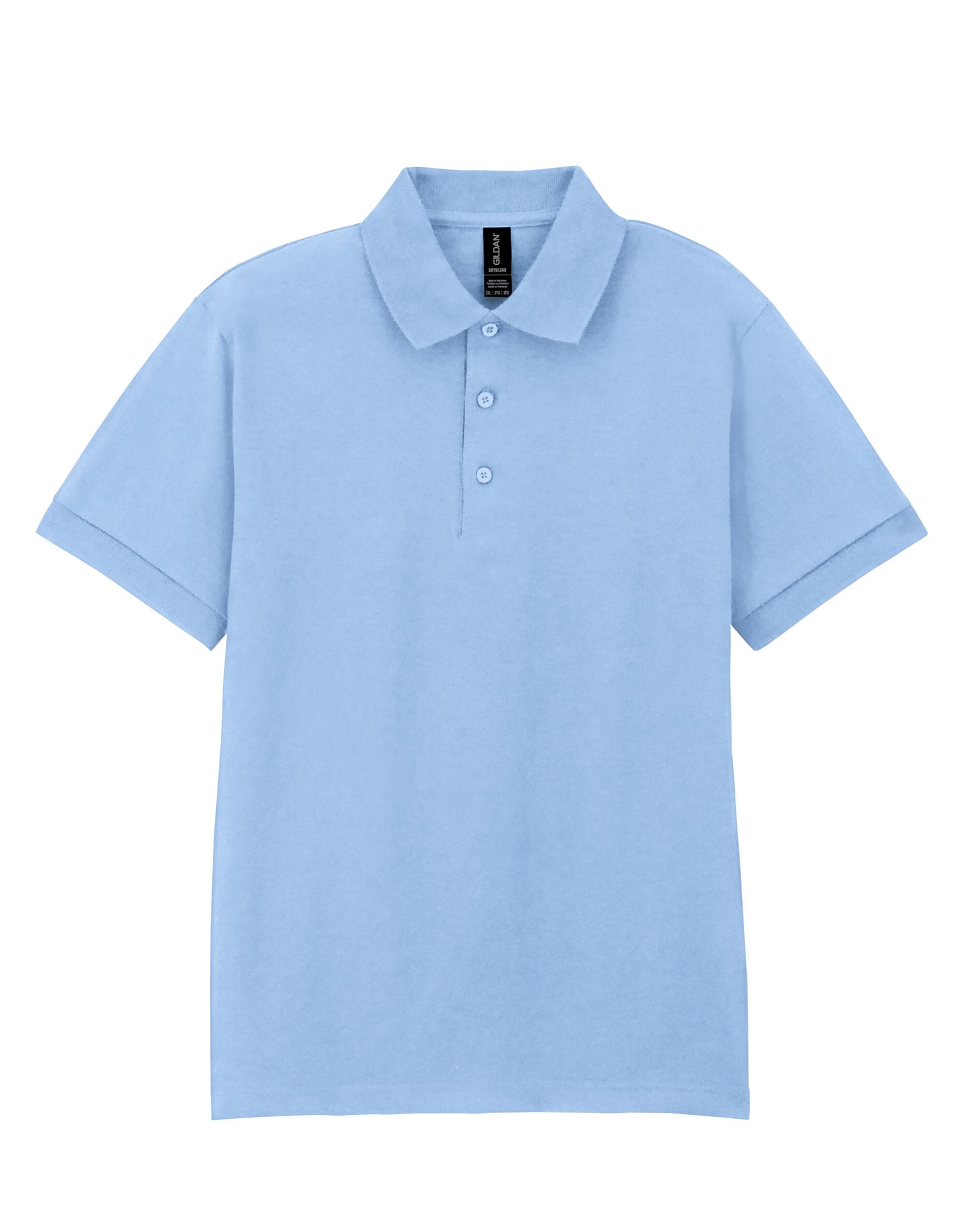 DryBlend® Adult Jersey Polo - Light Blue