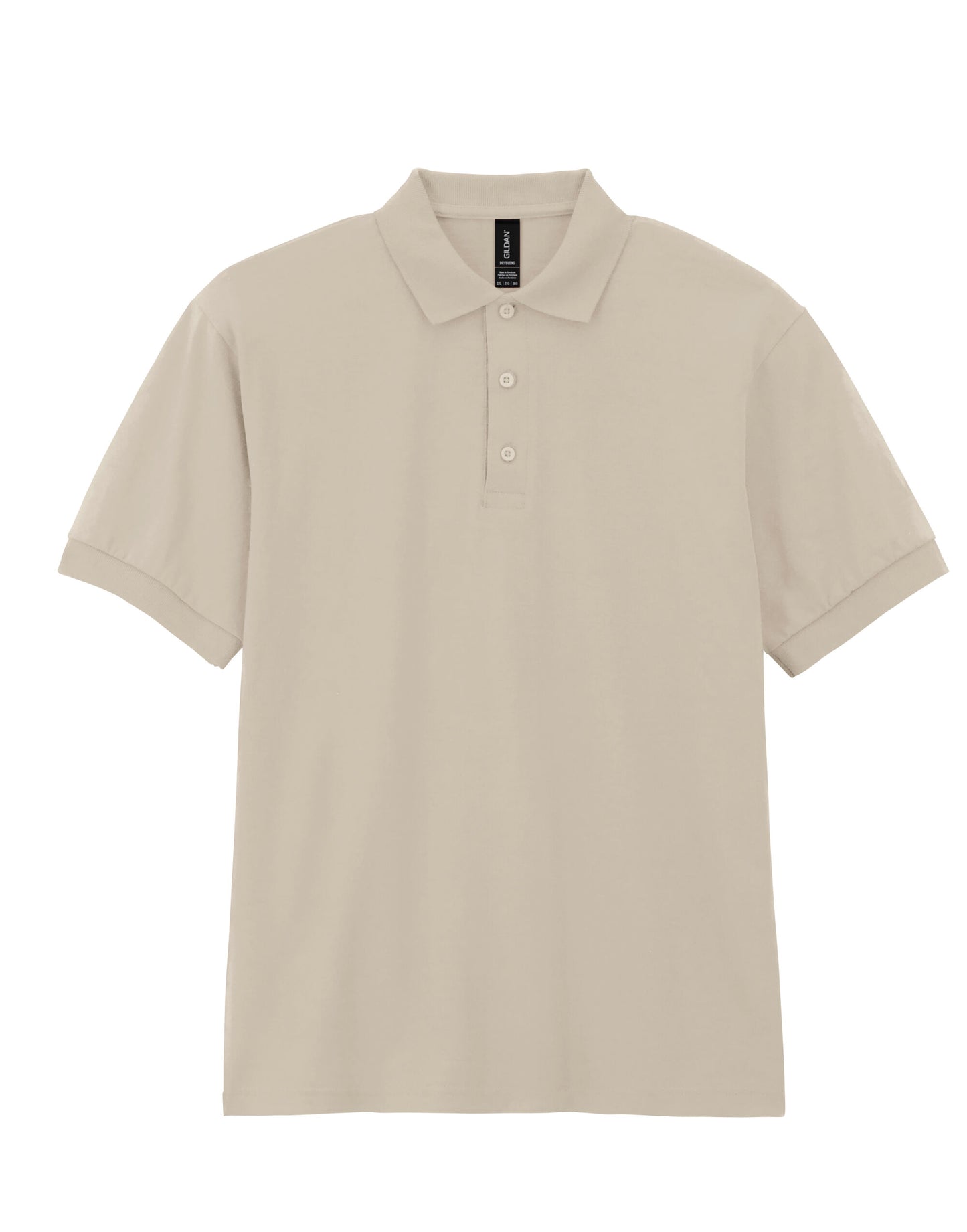 DryBlend® Adult Jersey Polo - Sand