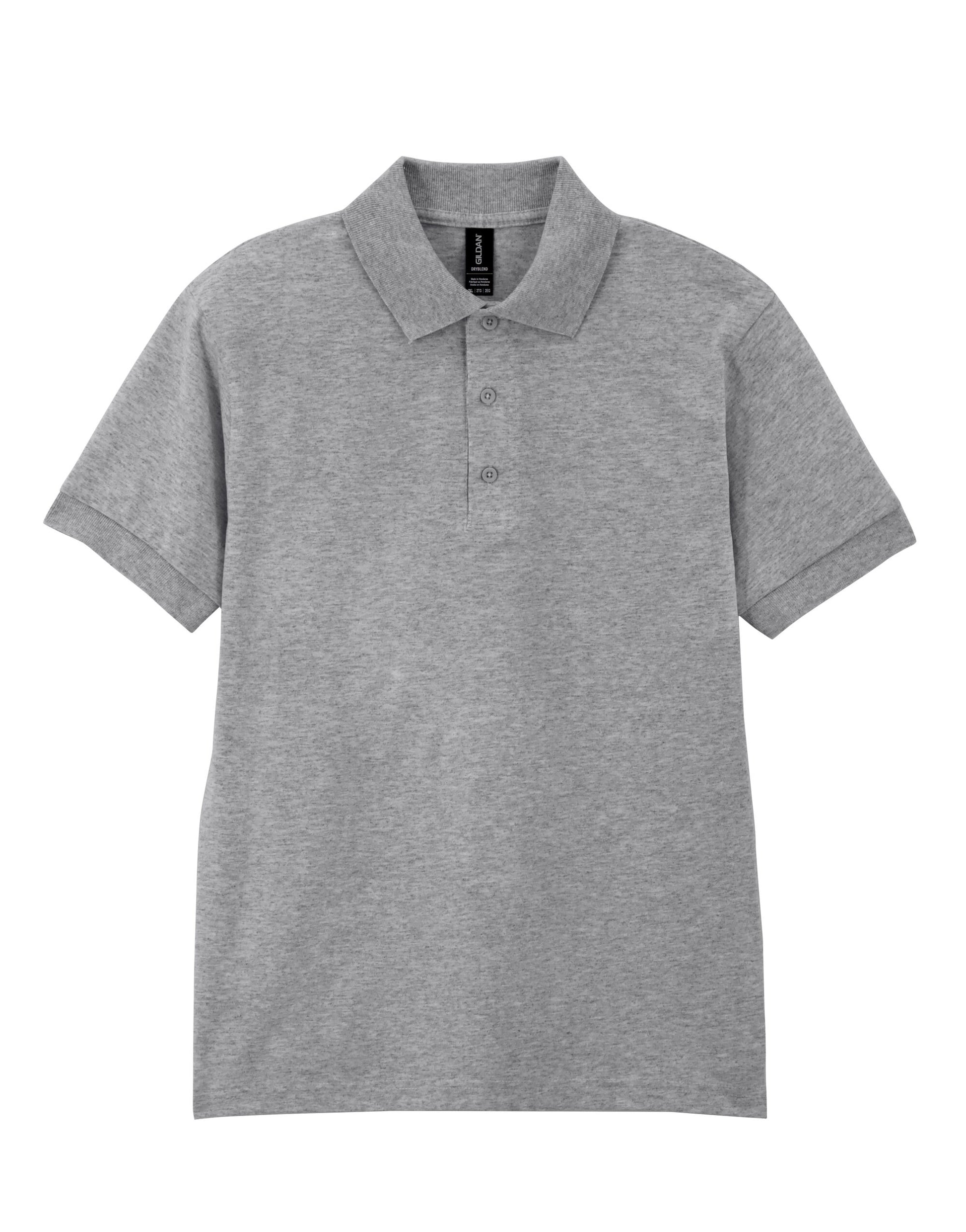 DryBlend® Adult Jersey Polo - Sport Grey