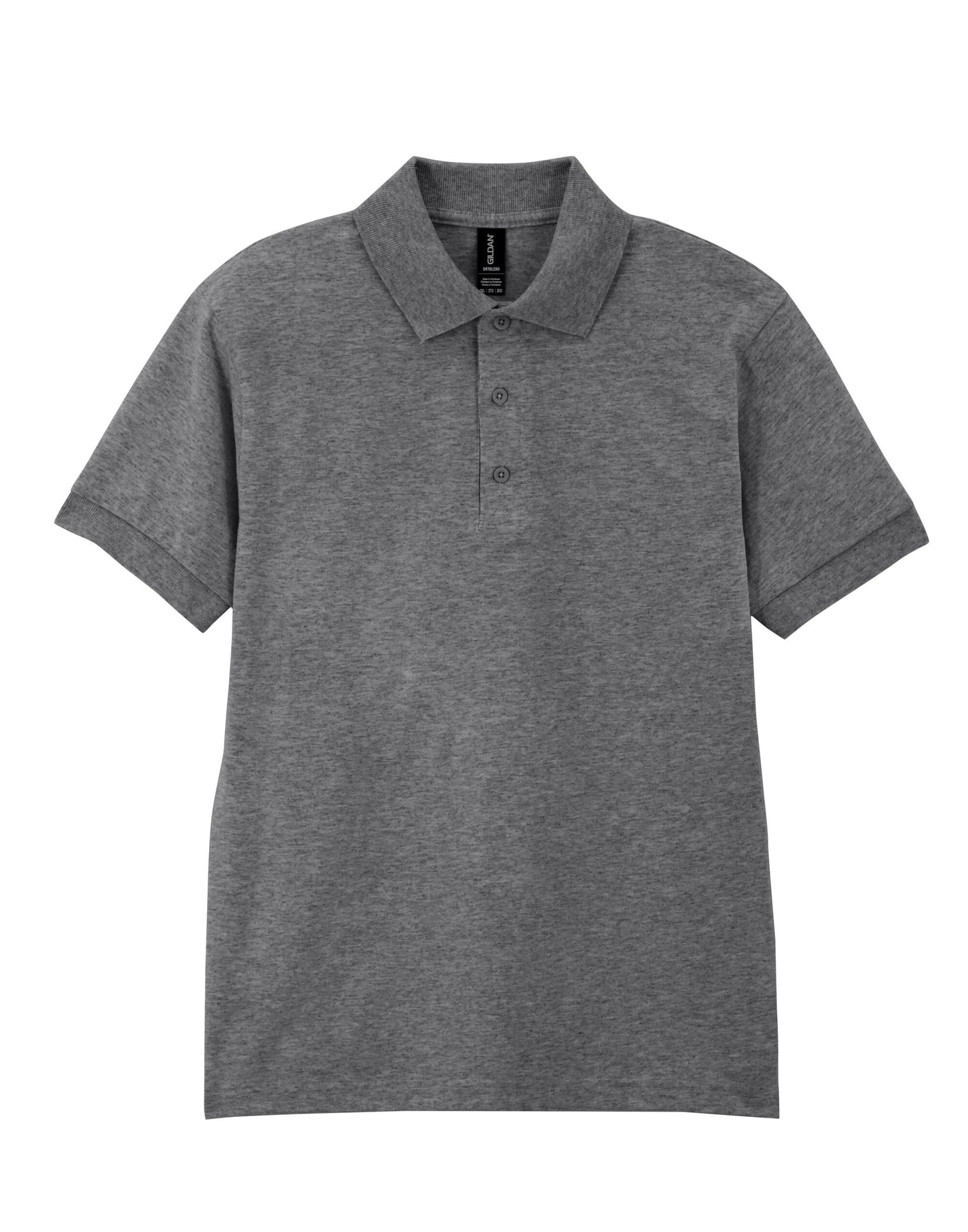 DryBlend® Adult Jersey Polo - Graphite Heather