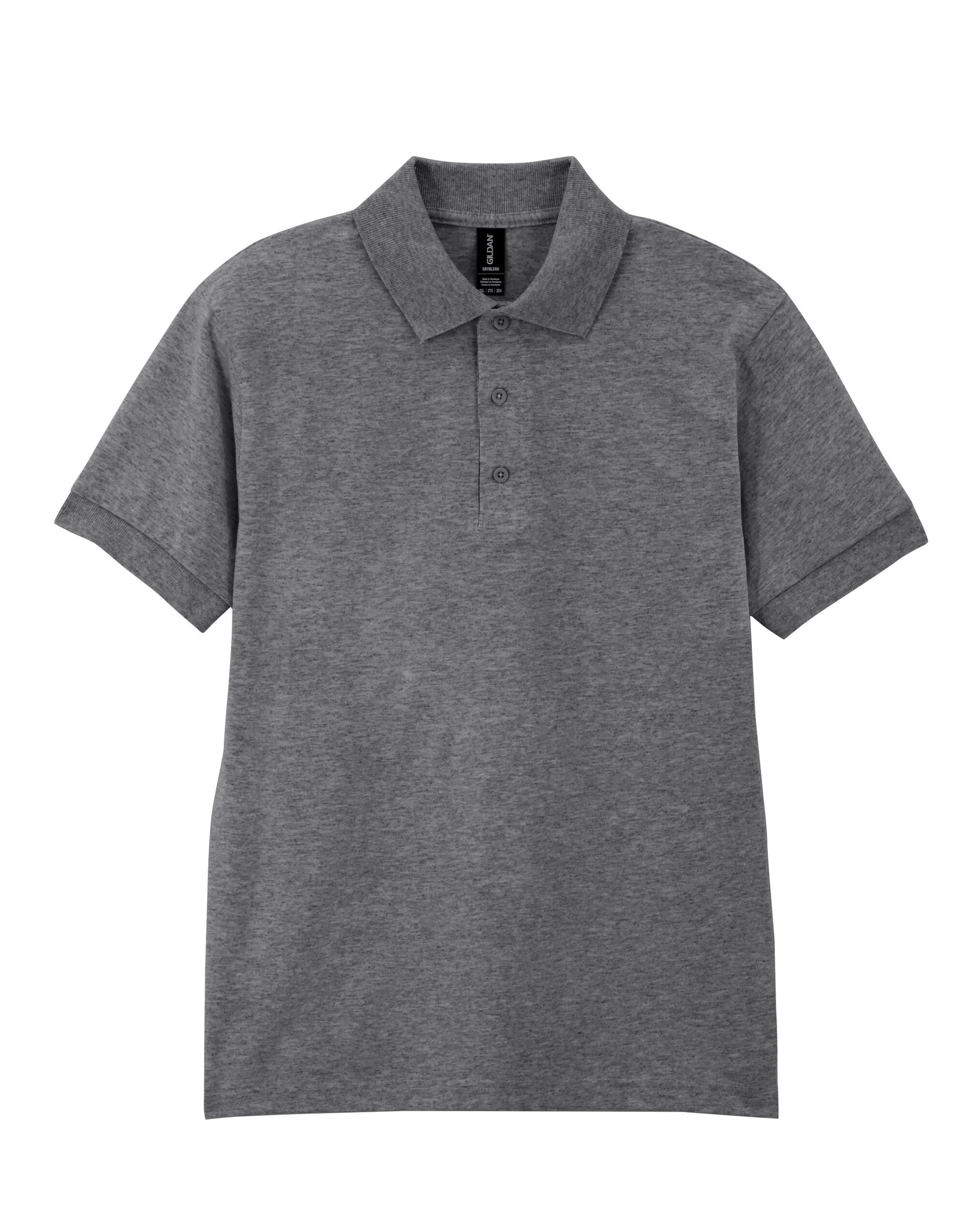 DryBlend® Adult Jersey Polo - Graphite Heather