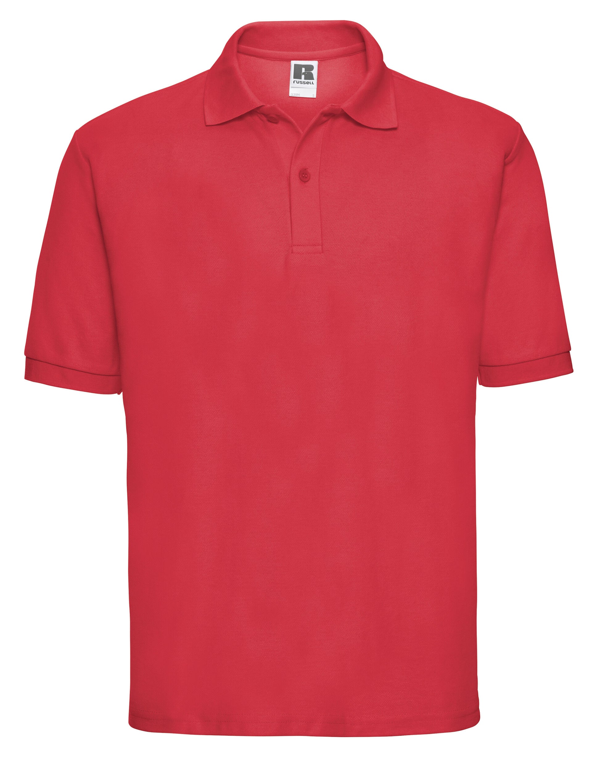 Men's Classic Polycotton Polo - Bright Red