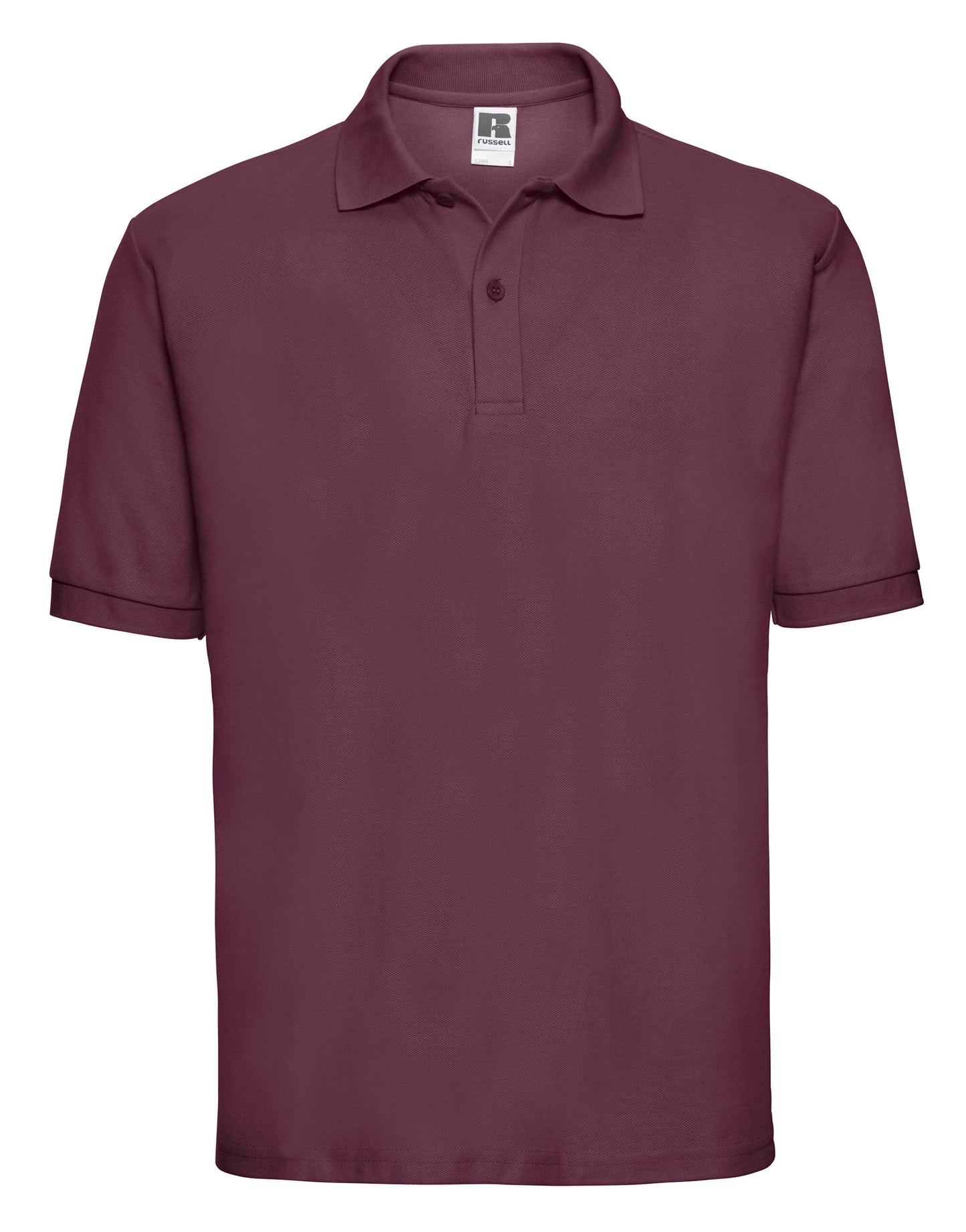 Men's Classic Polycotton Polo - Burgundy