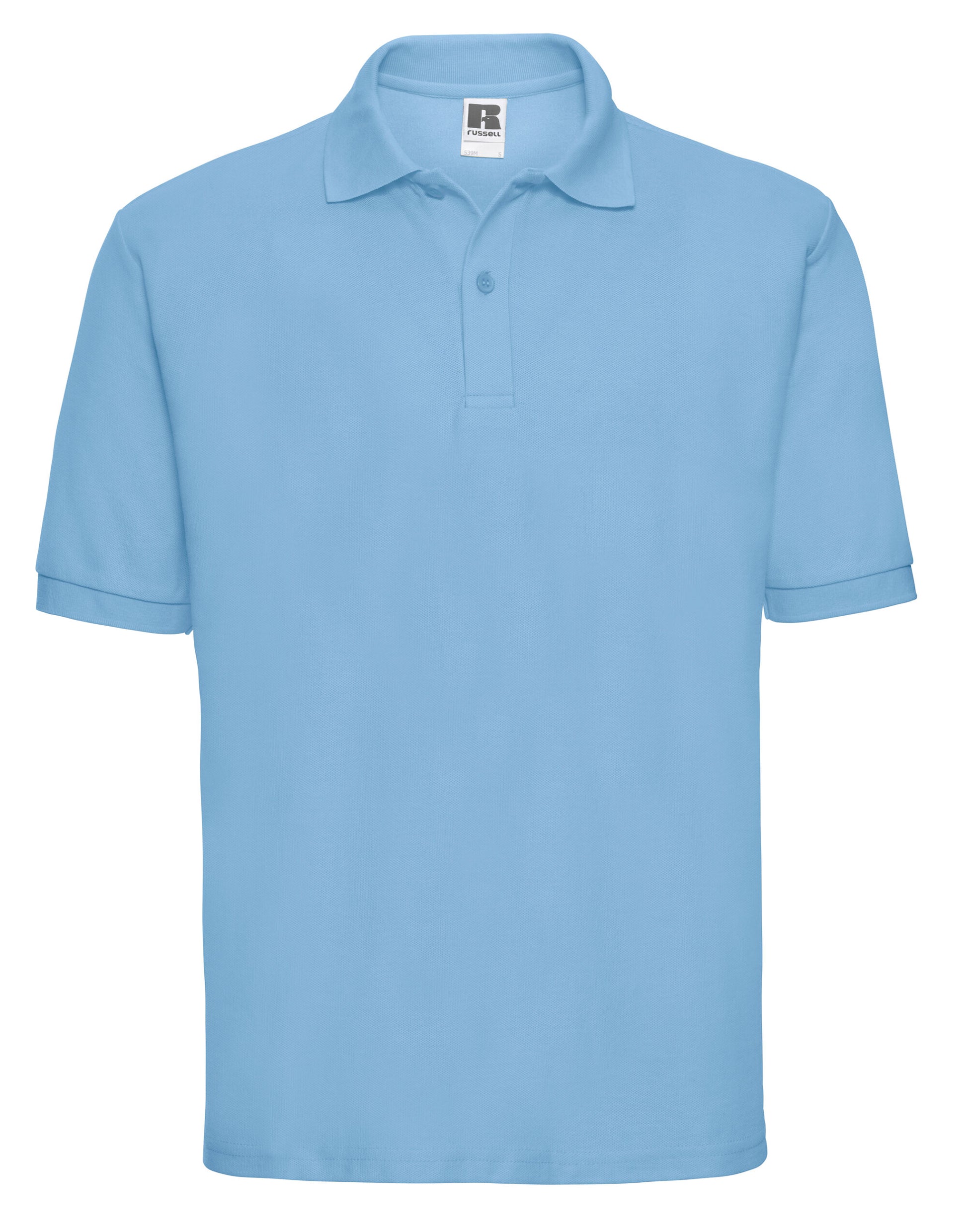Men's Classic Polycotton Polo - Sky Blue