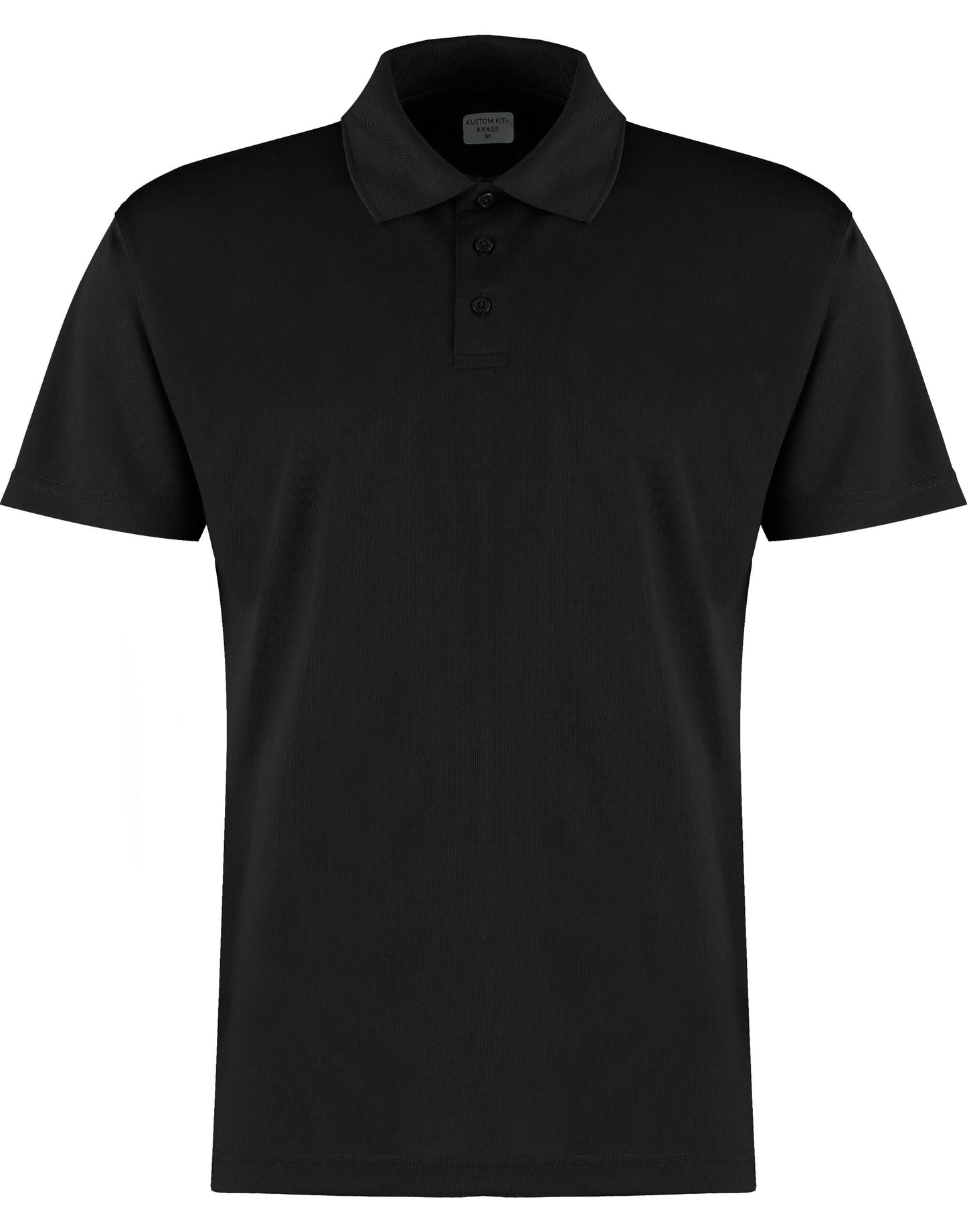 Regular Fit Micro Mesh Polo with Cooltex® Plus - Black