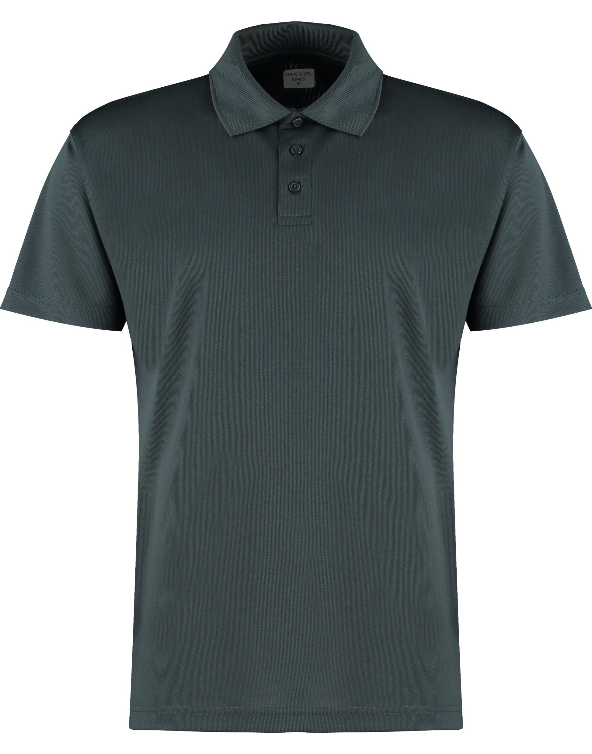 Regular Fit Micro Mesh Polo with Cooltex® Plus - Graphite