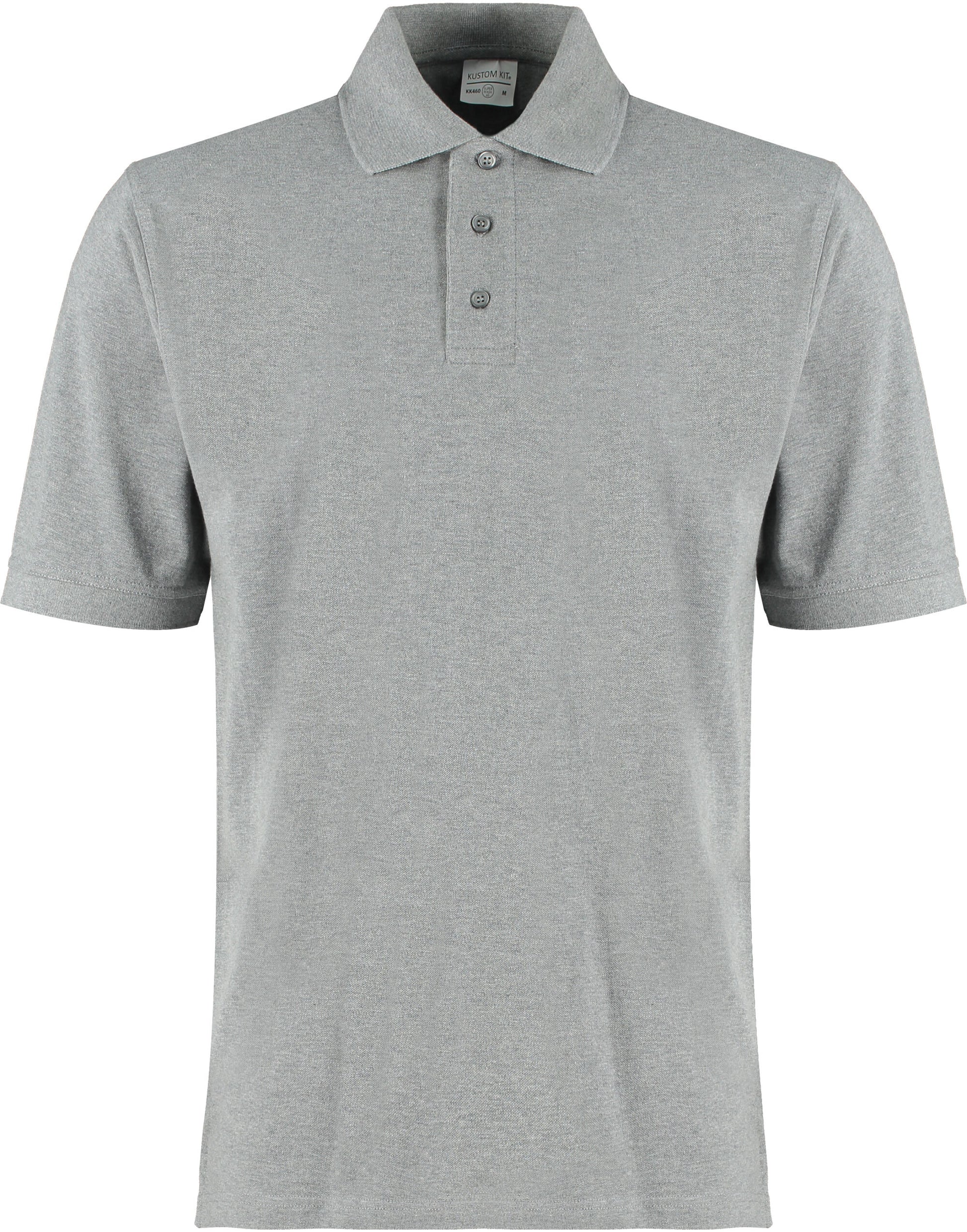 Classic Fit Cotton Klassic Superwash® 60 Polo - Heather Grey Marl