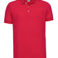 Men's Fitted Stretch Polo - Classic Red