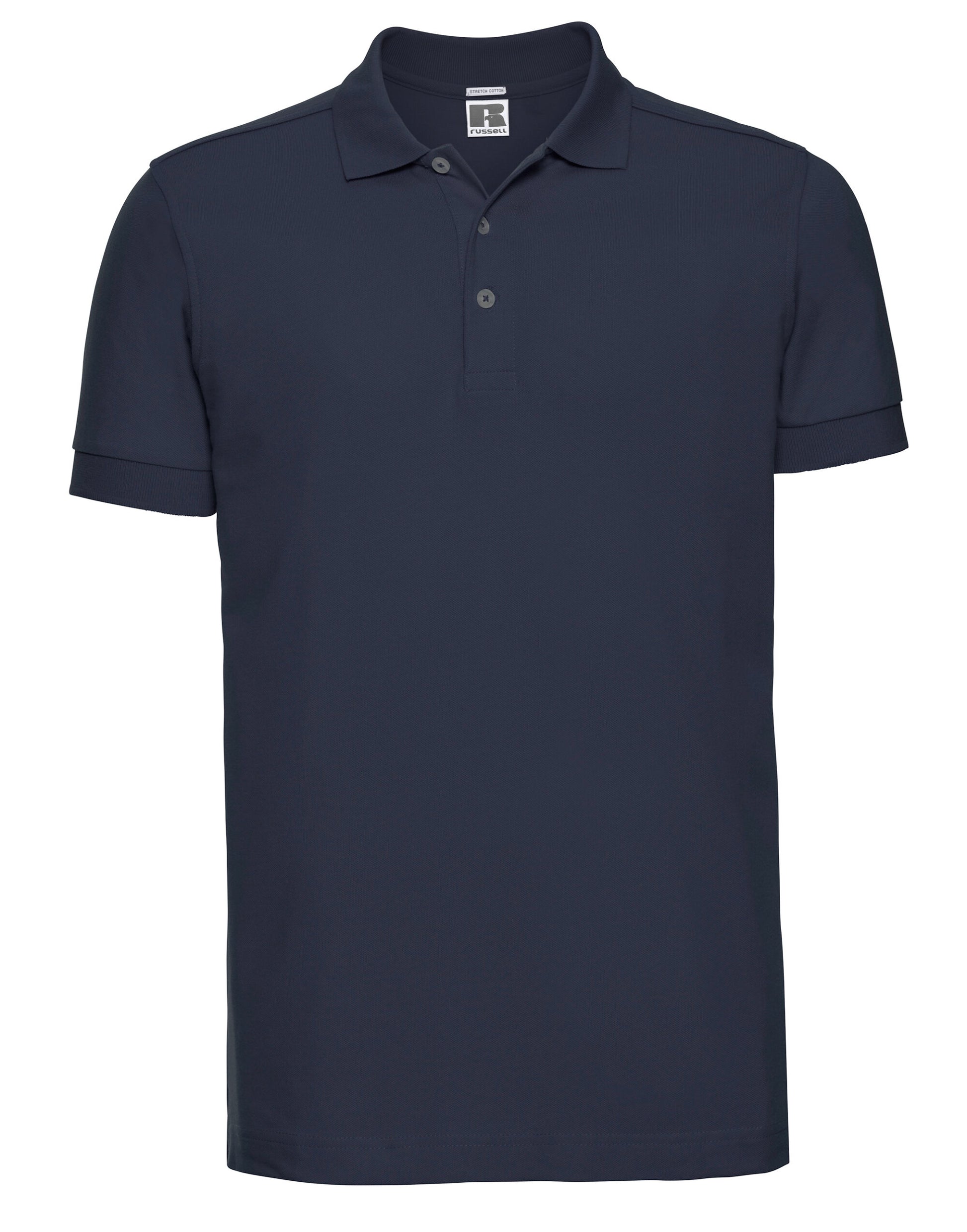 Men's Fitted Stretch Polo - French Navy