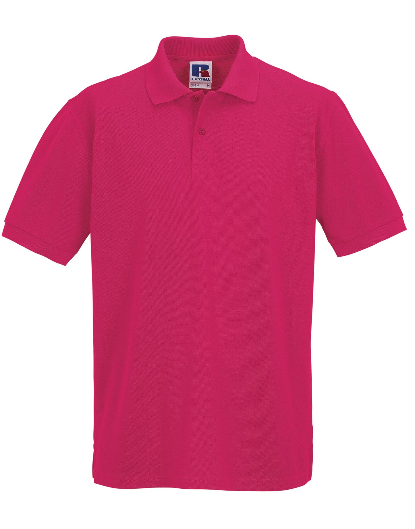 Men's Classic Cotton Polo - Fuchsia