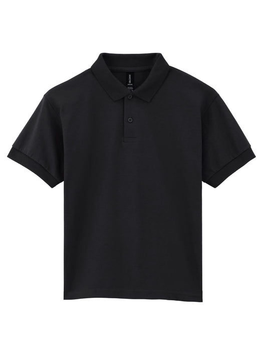 DryBlend® Youth Jersey Polo - Black