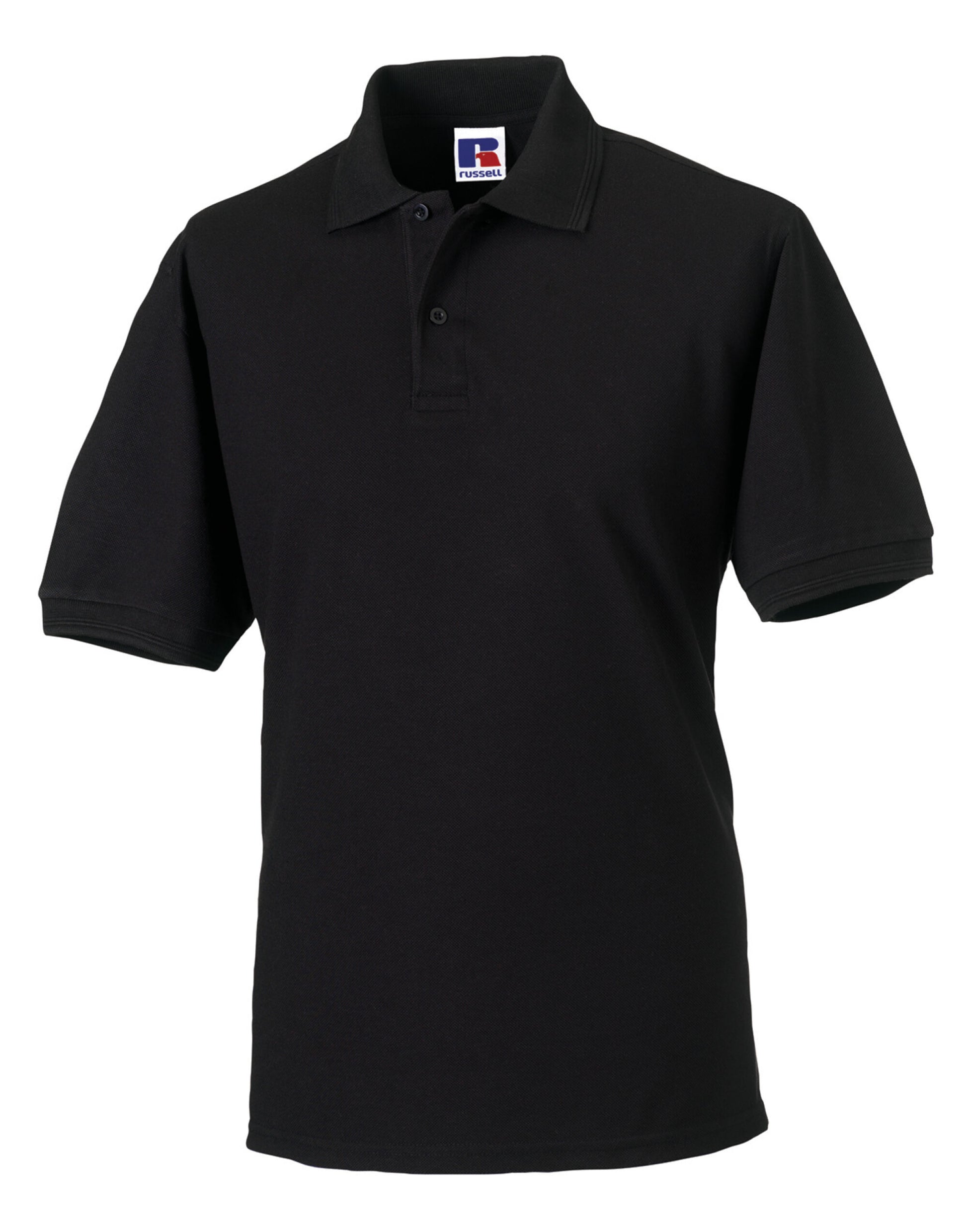 Hardwearing Polycotton Polo - Black
