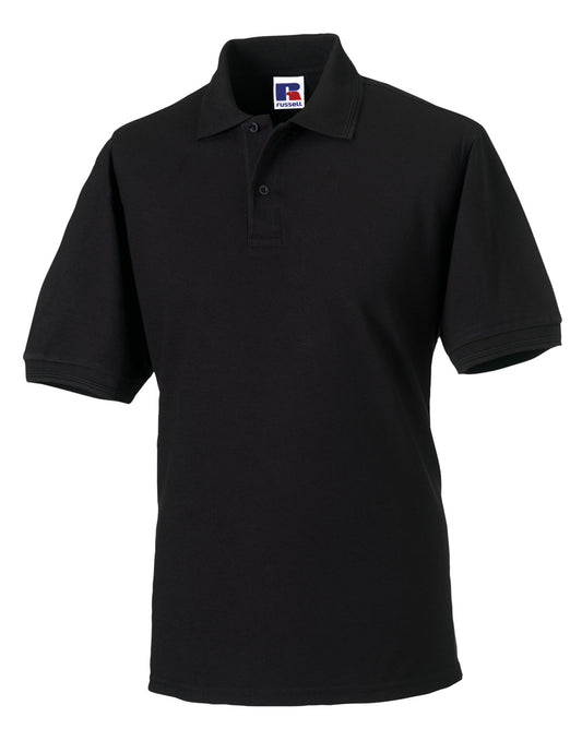 Hardwearing Polycotton Polo - Black