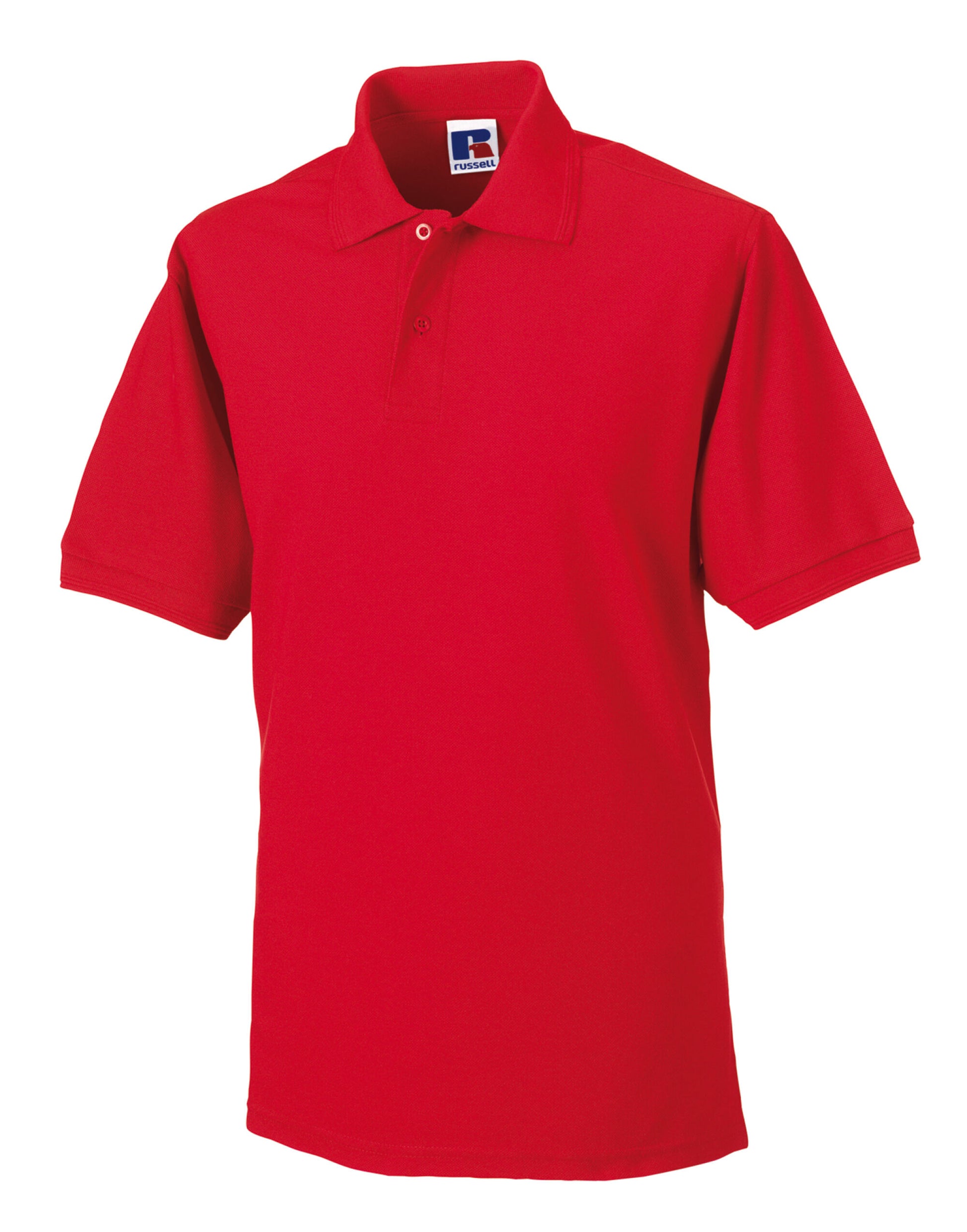 Hardwearing Polycotton Polo - Bright Red