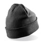 Recycled Woolly Ski Hat - Charcoal Grey