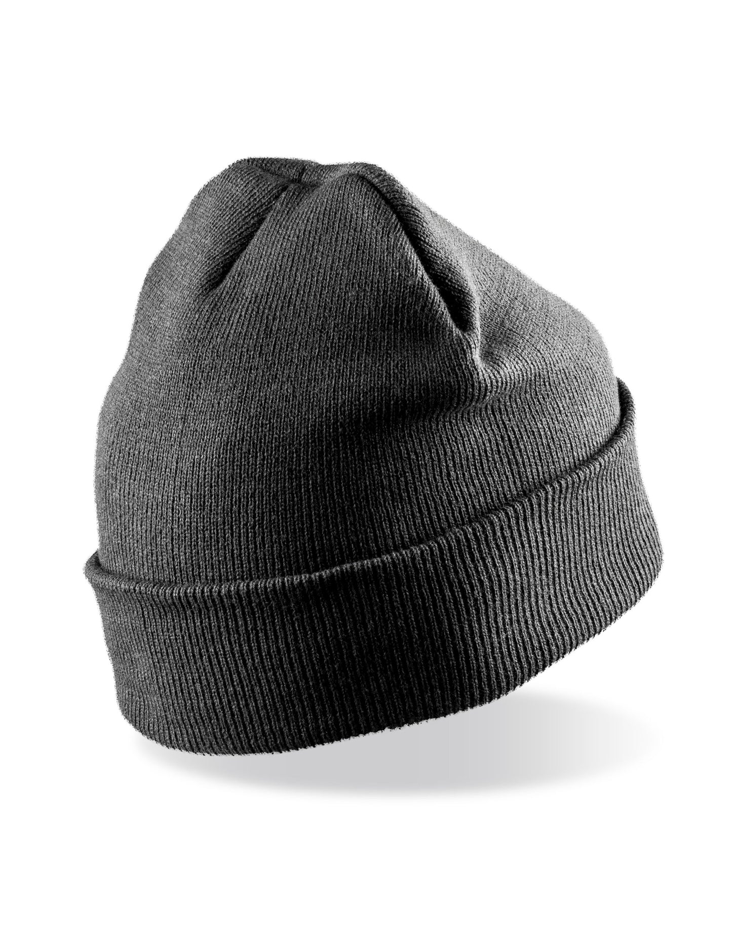 Recycled Woolly Ski Hat - Charcoal Grey
