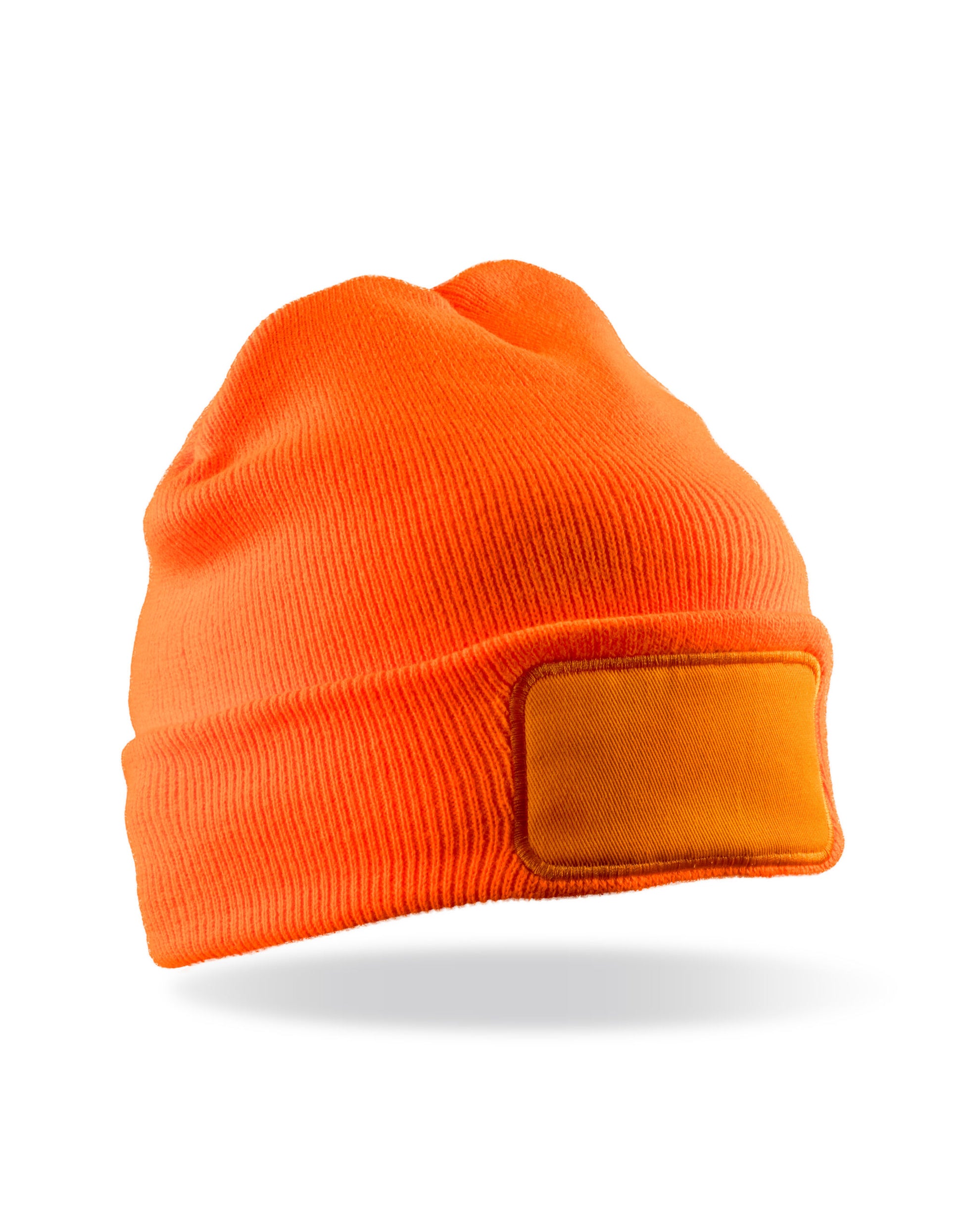 Recycled Thinsulate™ Printers Beanie - Fluorescent Orange