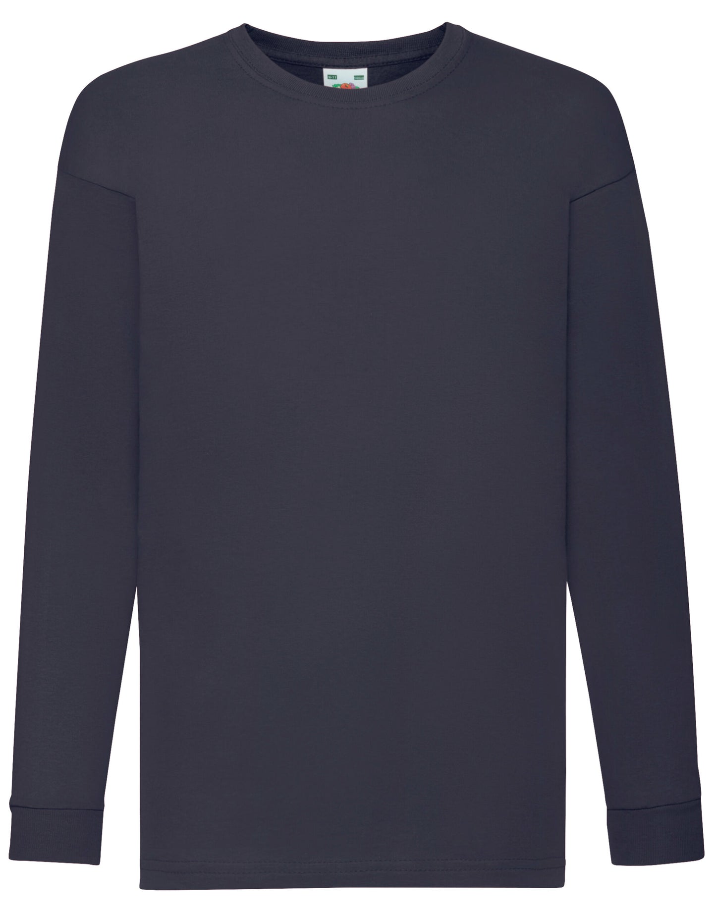 Kid's Valueweight Long Sleeve T - Deep Navy