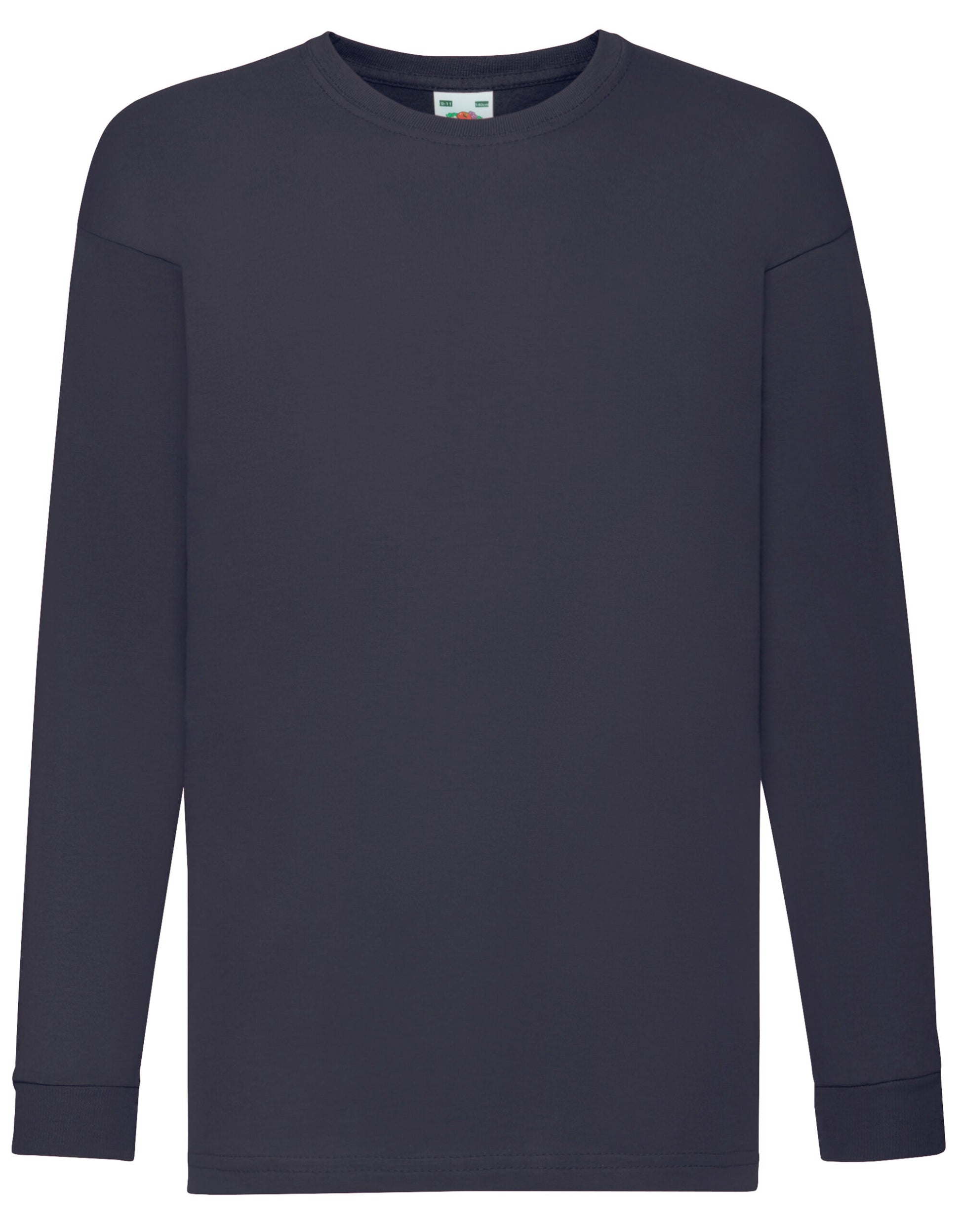 Kid's Valueweight Long Sleeve T - Deep Navy