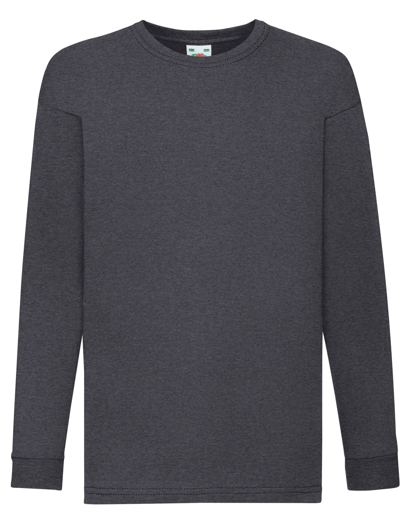 Kid's Valueweight Long Sleeve T - Dark Heather