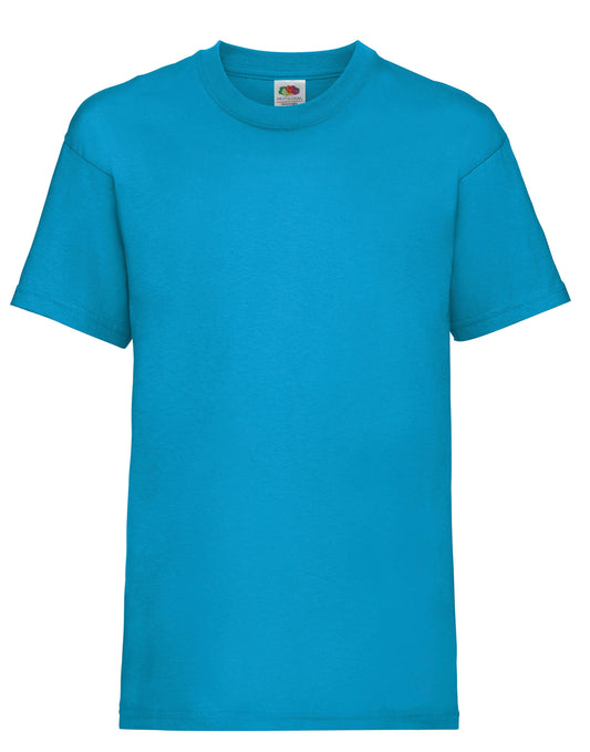Kid's Valueweight T - Azure Blue