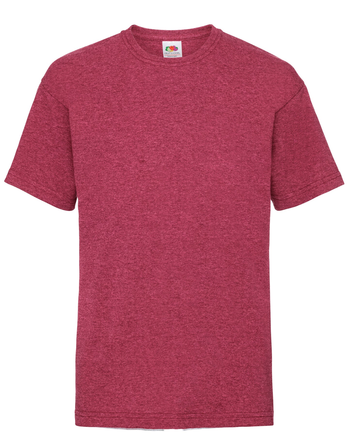 Kid's Valueweight T - Vintage Heather Red