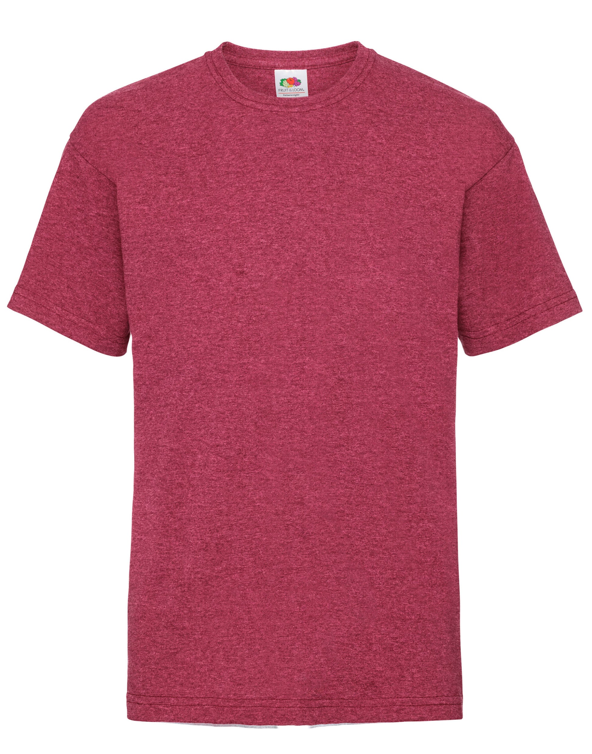 Kid's Valueweight T - Vintage Heather Red
