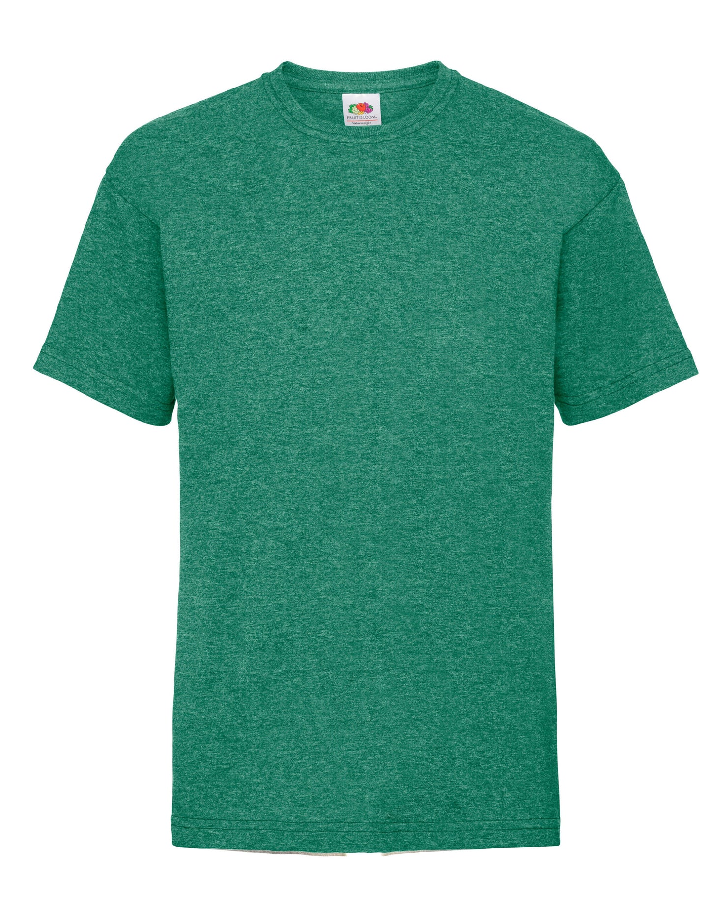 Kid's Valueweight T - Retro Heather Green
