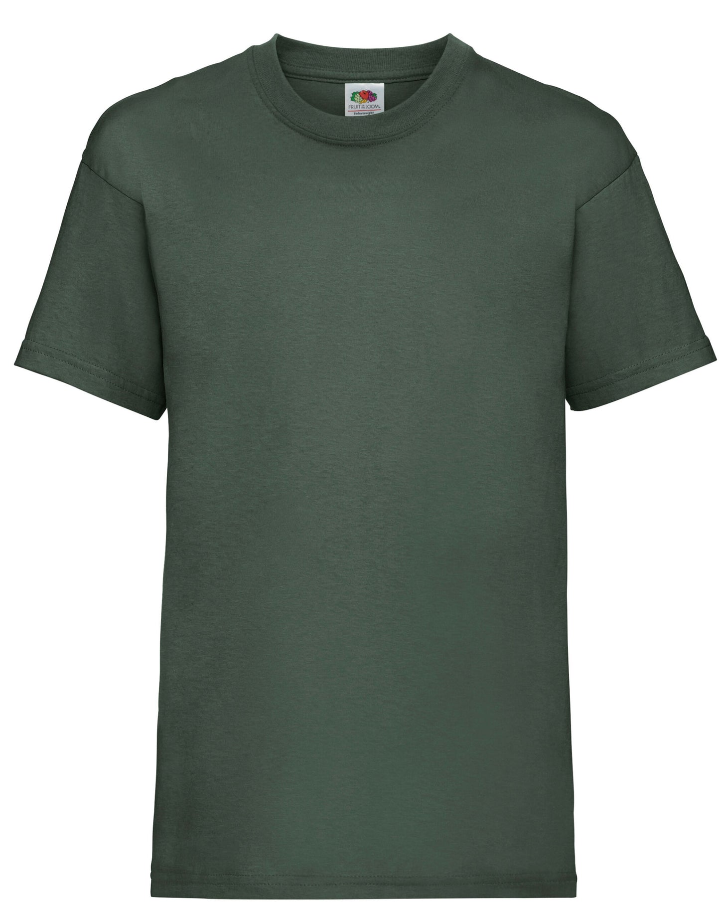 Kid's Valueweight T - Bottle Green