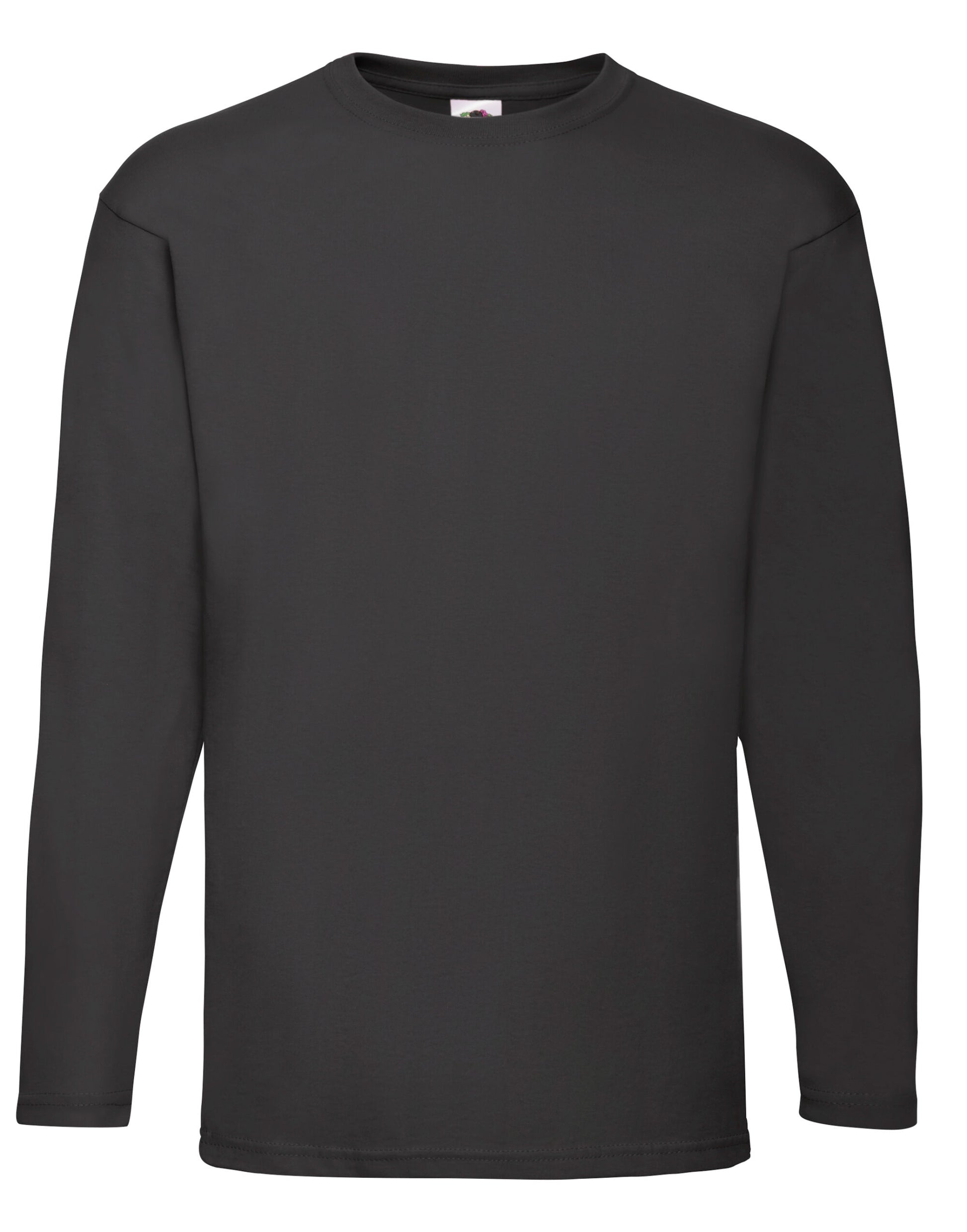 Men's Valueweight Long Sleeve T-Shirt - Black
