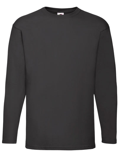 Men's Valueweight Long Sleeve T-Shirt - Black