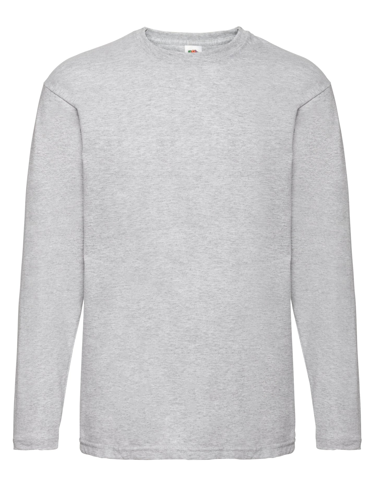 Men's Valueweight Long Sleeve T-Shirt - Heather Grey