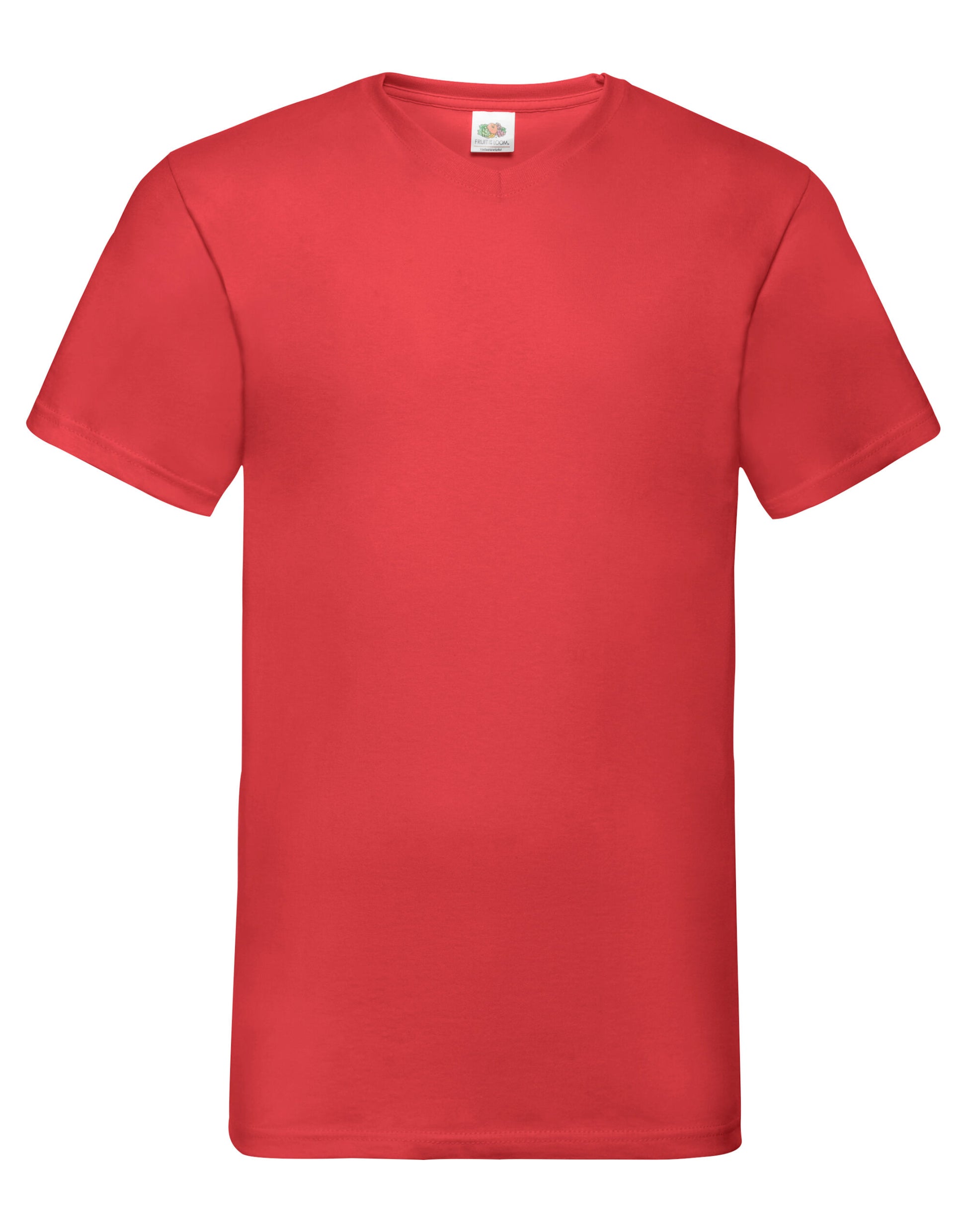 Men's Valueweight V-Neck T - Red