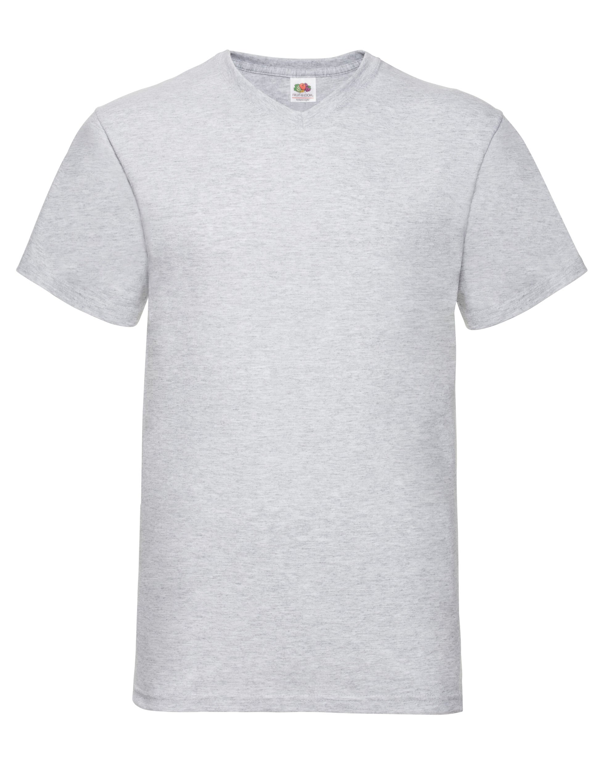 Men's Valueweight V-Neck T - Heather Grey
