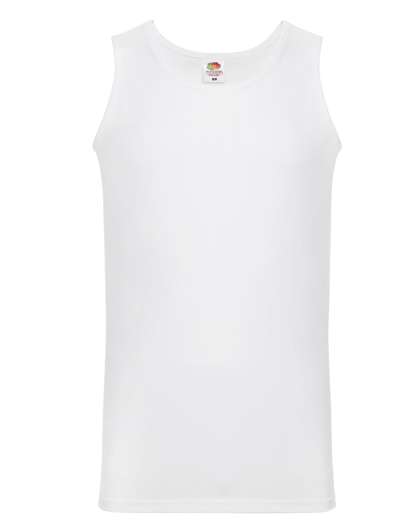 Men's Valueweight Athletic Vest - White