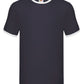 Men's Valueweight Ringer T - Navy/White