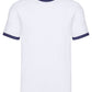 Men's Valueweight Ringer T - White/Navy