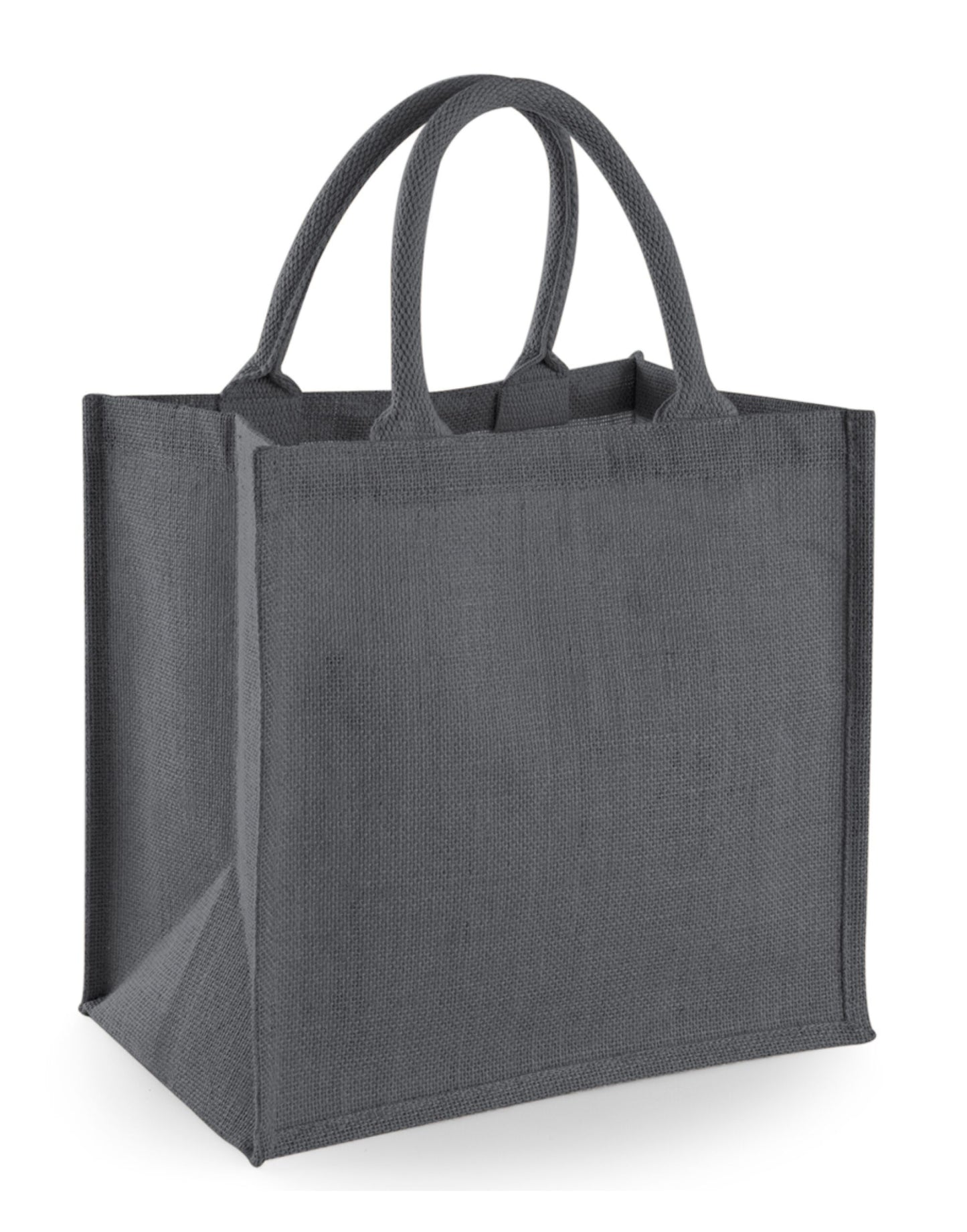 Jute Midi Tote - Graphite Grey/Graphite Grey