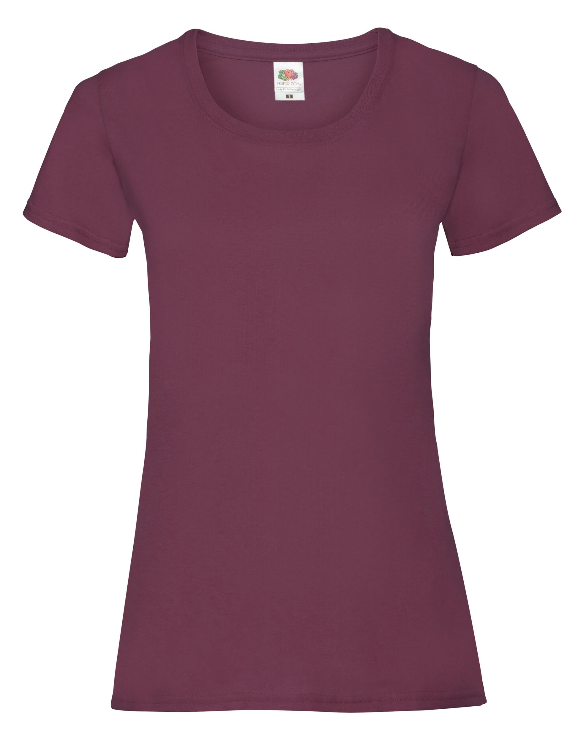 Ladies' Valueweight T - Burgundy