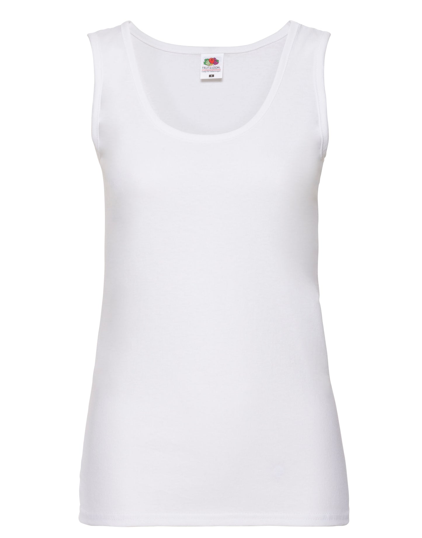 Ladies' Valueweight Athletic Vest - White