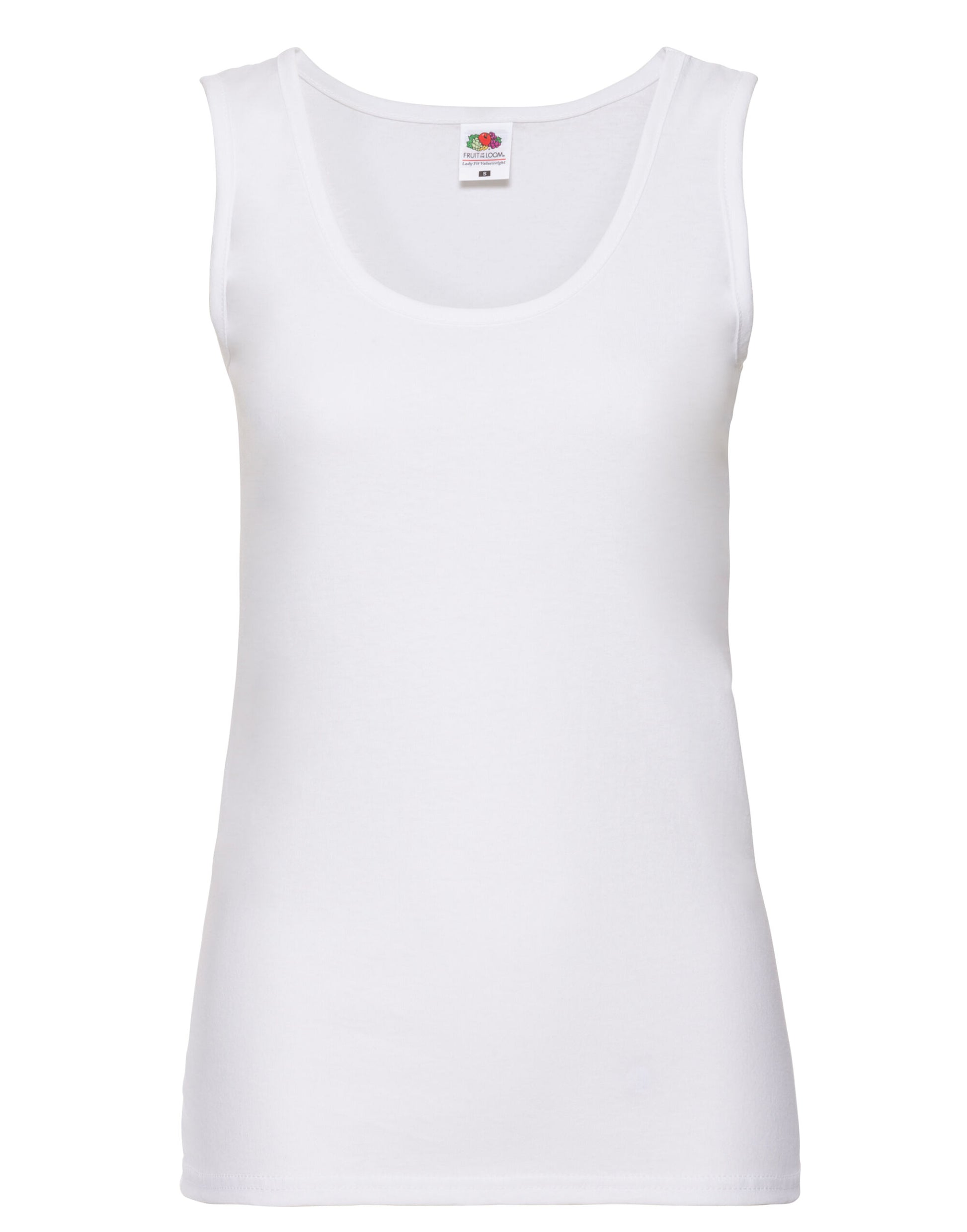 Ladies' Valueweight Athletic Vest - White