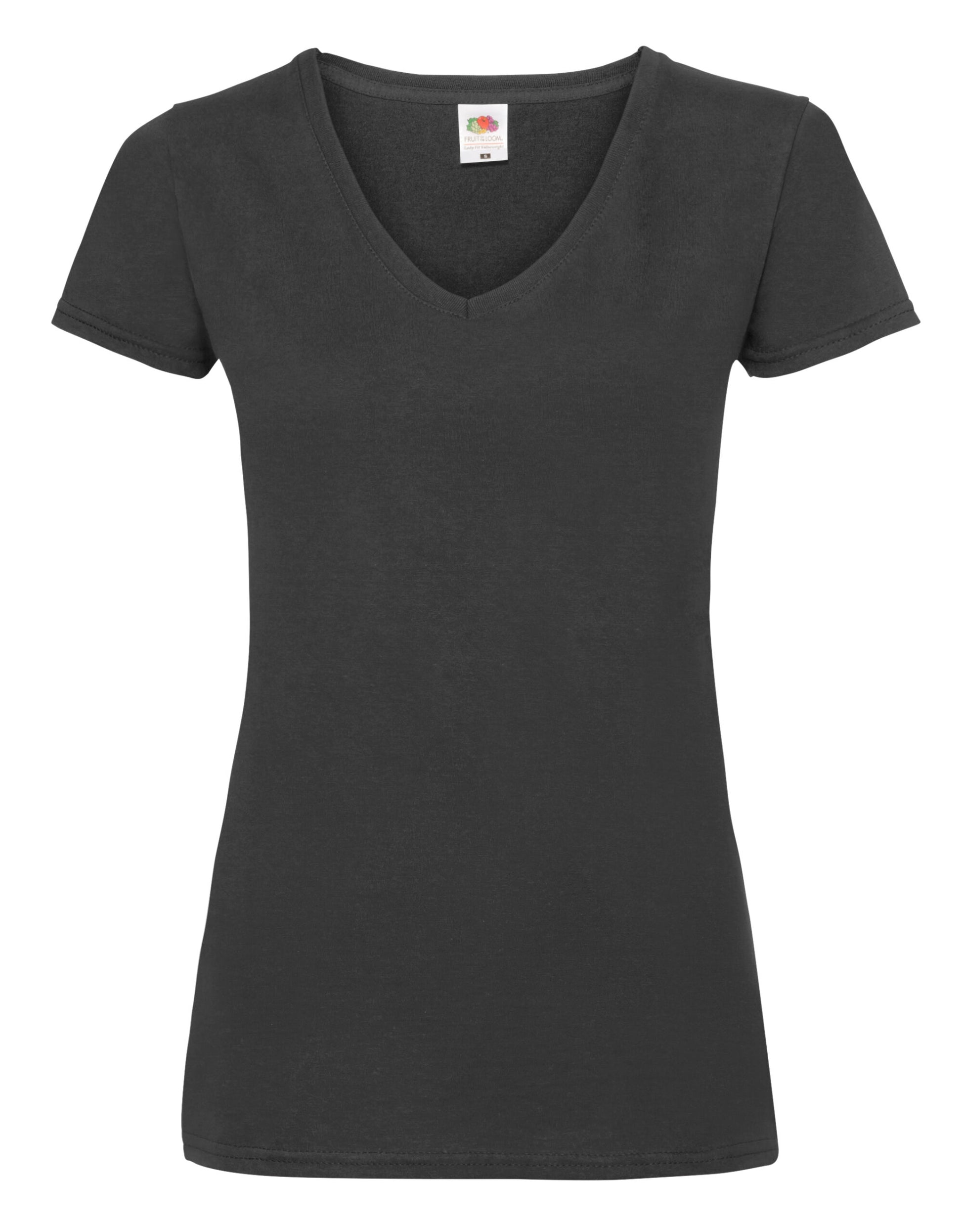 Ladies' Valueweight V-Neck T-Shirt - Black