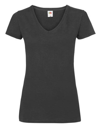 Ladies' Valueweight V-Neck T-Shirt - Black