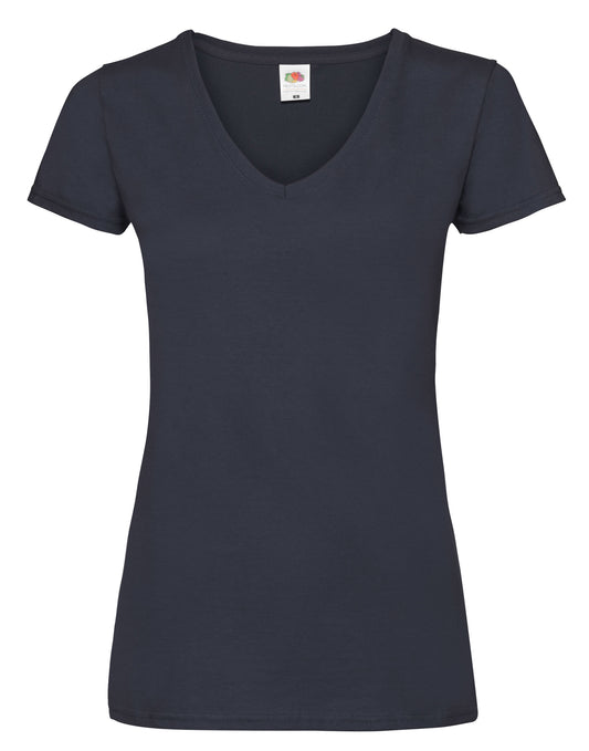 Ladies' Valueweight V-Neck T-Shirt - Deep Navy